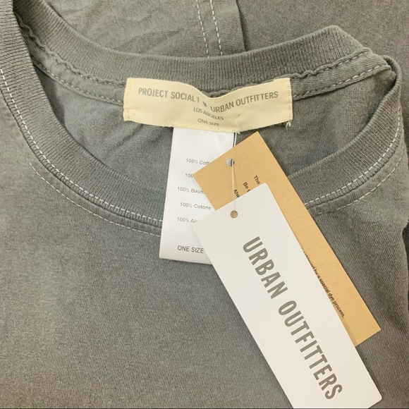 UO Project Social T Skateboard Skeleton Tee Gray - Picture 6 of 6